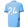 Camiseta de fútbol Manchester City Gvardiol 24 Primera Equipación 2024-25 - Hombre